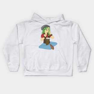 Sandalwood Drumming Kids Hoodie